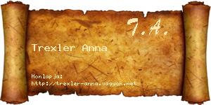 Trexler Anna névjegykártya